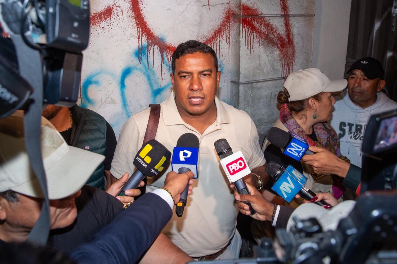 El dirigente de la agrupación señaló que los aportes reunidos serán utilizados para financiar recursos vinculados a la defensa de los resultados electorales. (Foto: Fernando Sangama / @photo.gec)