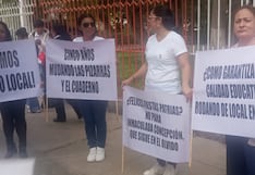 Chiclayo: madres protestan durante desfile y exigen entrega de colegio Inmaculada