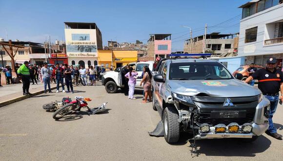 Mientras una mujer fue asesinada a dos cuadras de plaza principal del distrito zapatero, en la localidad ascopana ultimaron a dos hombres. Policía presume ajuste de cuentas.