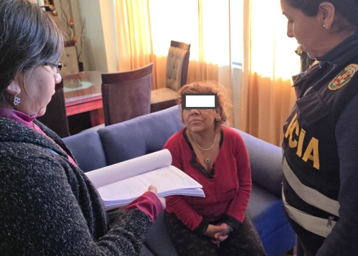 Policía Anticorrupción detuvo a la enfremera Sussy Sánchez Gonzáles. Foto: difusión.