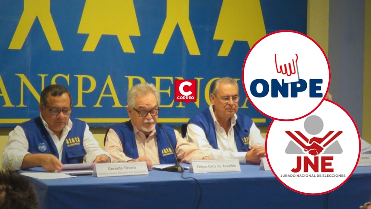 Elecciones 2026: Transparencia pide a ONPE y JNE mayor información sobre más de 5000 actas impugnadas. Composición: Diario Correo.