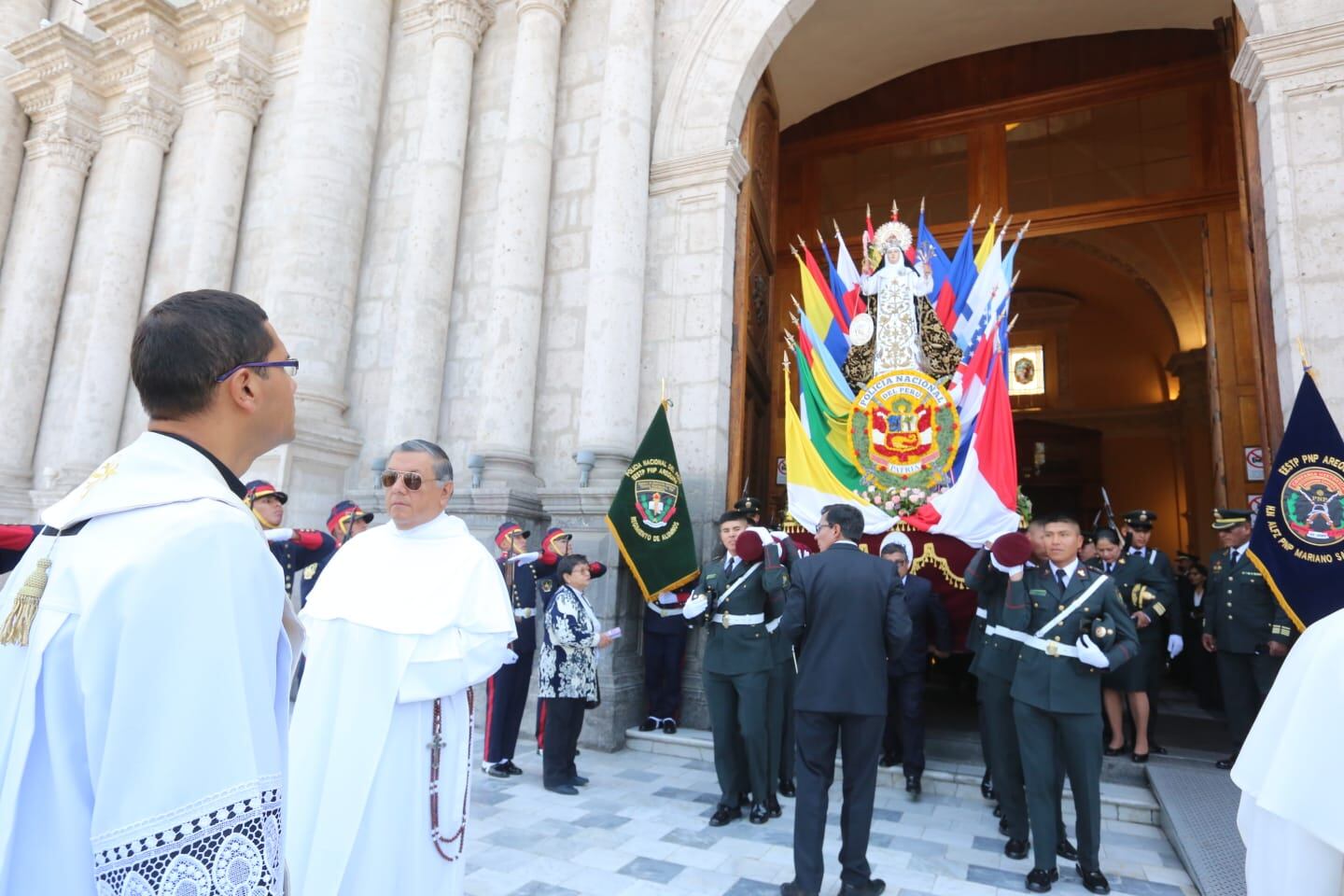 Imagen salió de la Catedral de la Policía (Foto: GEC)