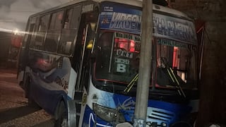 Trujillo: Microbús choca contra poste y vivienda en Florencia de Mora