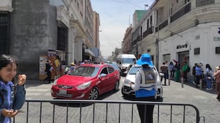 Aniversario de la Policía: Cierran calles y se registra congestión vehicular en Arequipa (VIDEO)