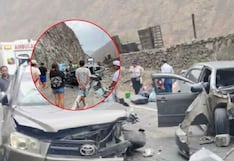 Carretera Central: Dos muertos deja accidente entre dos autos y un tráiler en Huarochirí
