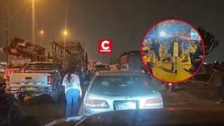 Autopista Ramiro Prialé: bus malogrado provocó más de 13 horas de caos vehicular