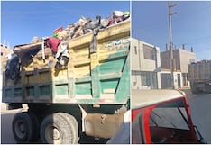 Ica: camiones dejan regada la basura en la vía de Comatrana que va hacia el relleno sanitario
