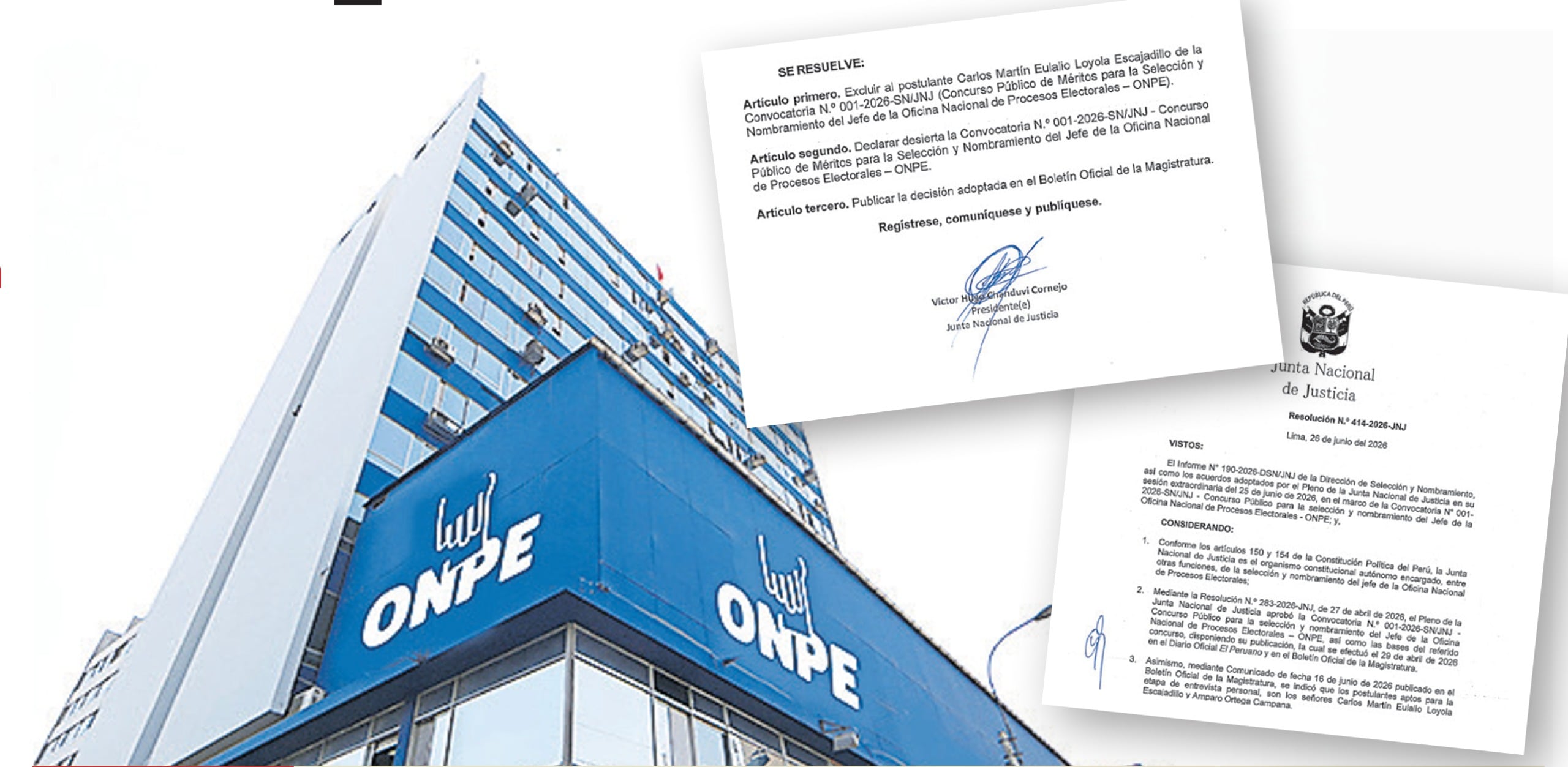 Concurso para designar a un jefe de la ONPE vuelve a foja cero.