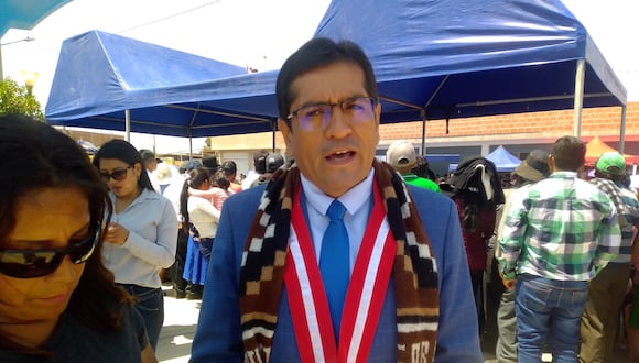 Presidente del Consejo Regional de Tacna Manuel Mori Mamani. (Foto: Adrian Apaza)