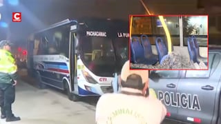 Manchay: Extorsionadores atacan a bus lleno de pasajeros y hieren a mujer
