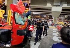 SJL: fuerte choque entre un automóvil y una mototaxi deja seis heridos