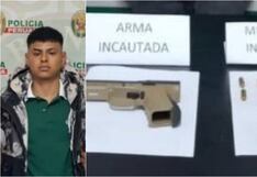 Pisco: policía detiene a sujeto con un arma de fuego y drogas