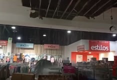 Techo del centro comercial Plaza Norte se desprende en Arequipa (VIDEO)