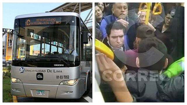 Metropolitano: Acusado de robo de celular en bus de la ruta C fue detenido 