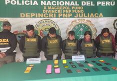 Puno: Detienen a presuntos ladrones que robaron celulares en la serenata de aniversario de Azángaro