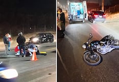 Arequipa: Choque entre auto y motocicleta en la vía Evitamiento deja un herido