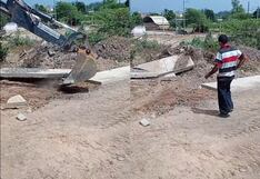 Lambayeque: Demuelen pistas y veredas mal ejecutadas en obra de S/ 5 millones en Pítipo