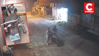 Huancayo: Pareja hurta moto de cantante y caen cuando pedían plata