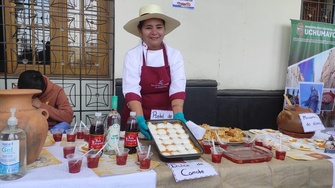 Postre dulce de camote. Foto: Leonardo Cuito.