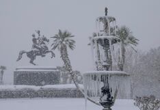 Histórica nevada en Nueva Orleans: La ciudad registra su mayor acumulación de nieve desde 2009