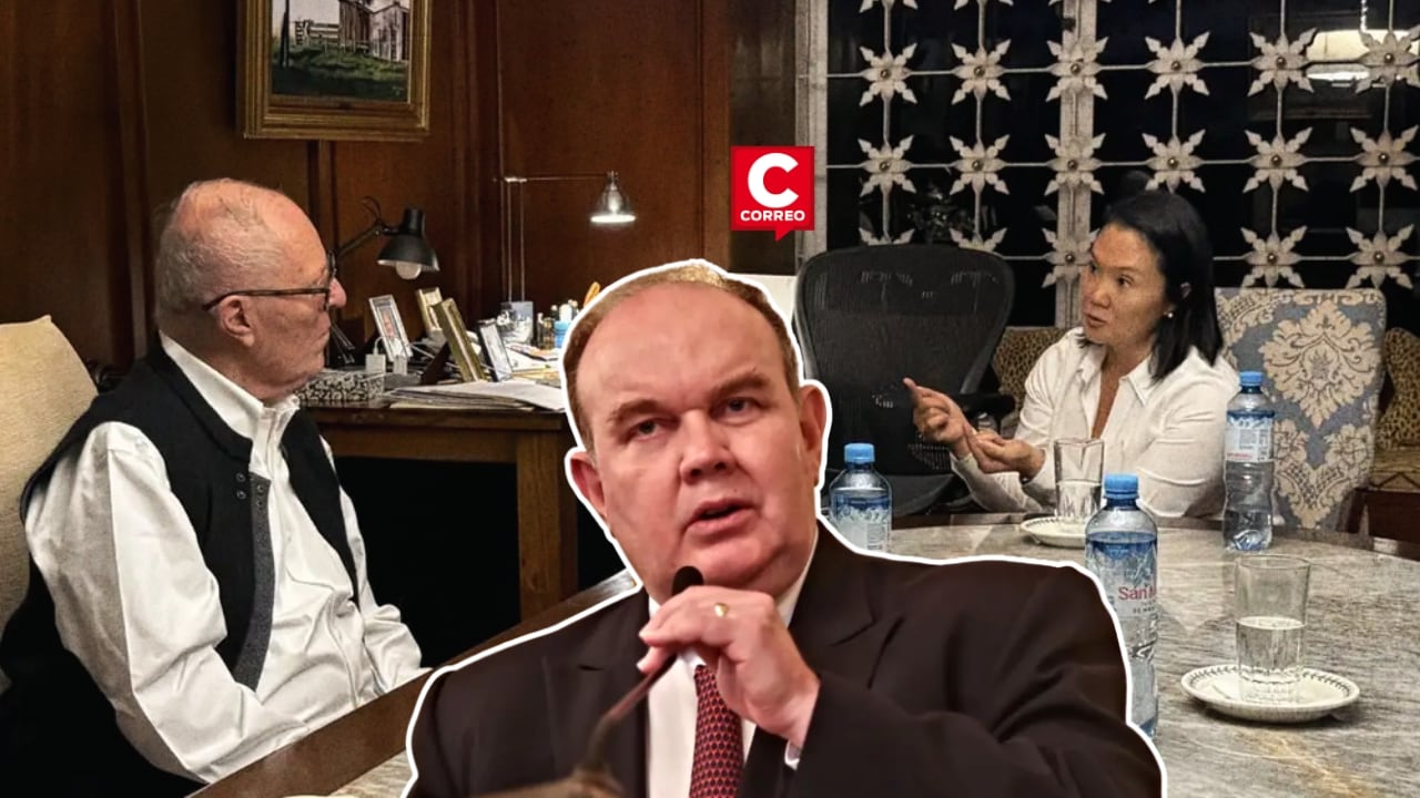 Rafael López Aliaga descarta reunión con Keiko Fujimori y critica encuentro con PPK: ¿Con quién se junta?. Composición: Diario Correo.