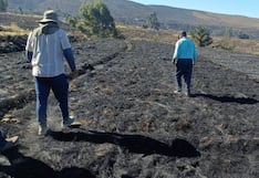 Apagan el incendio forestal en Mosopuquio: falta de agua dificultó el control
