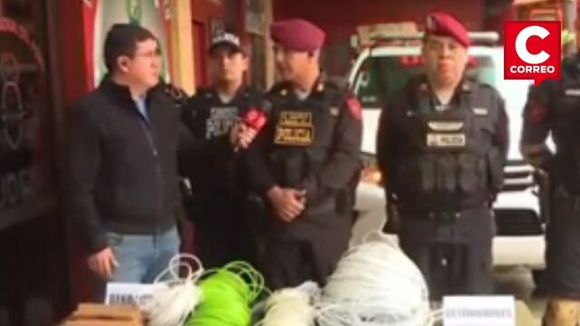 Chosica: Policía Nacional incauta 57 cartuchos de dinamita que serían vendidos para extorsión 