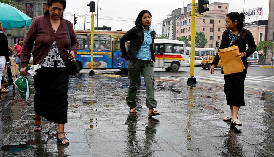 Zonas como Chaclacayo y Chosica presentan acumulados de lluvia y el fenómeno se extendería a la costa centro y sur. (Foto: Andina)