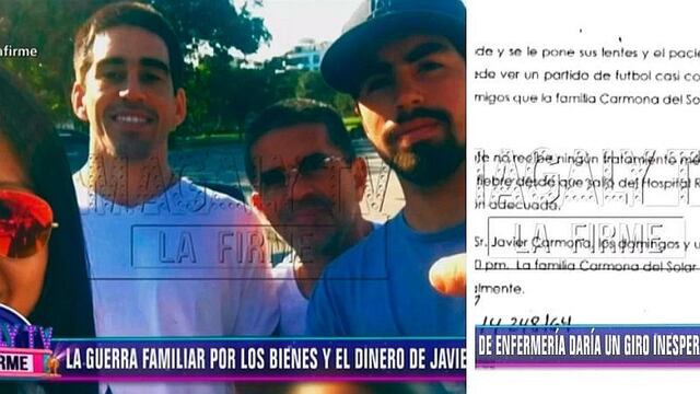 Hijo de Javier Carmona presentó informe que mostraría mejora en la salud de su padre (VIDEO)
