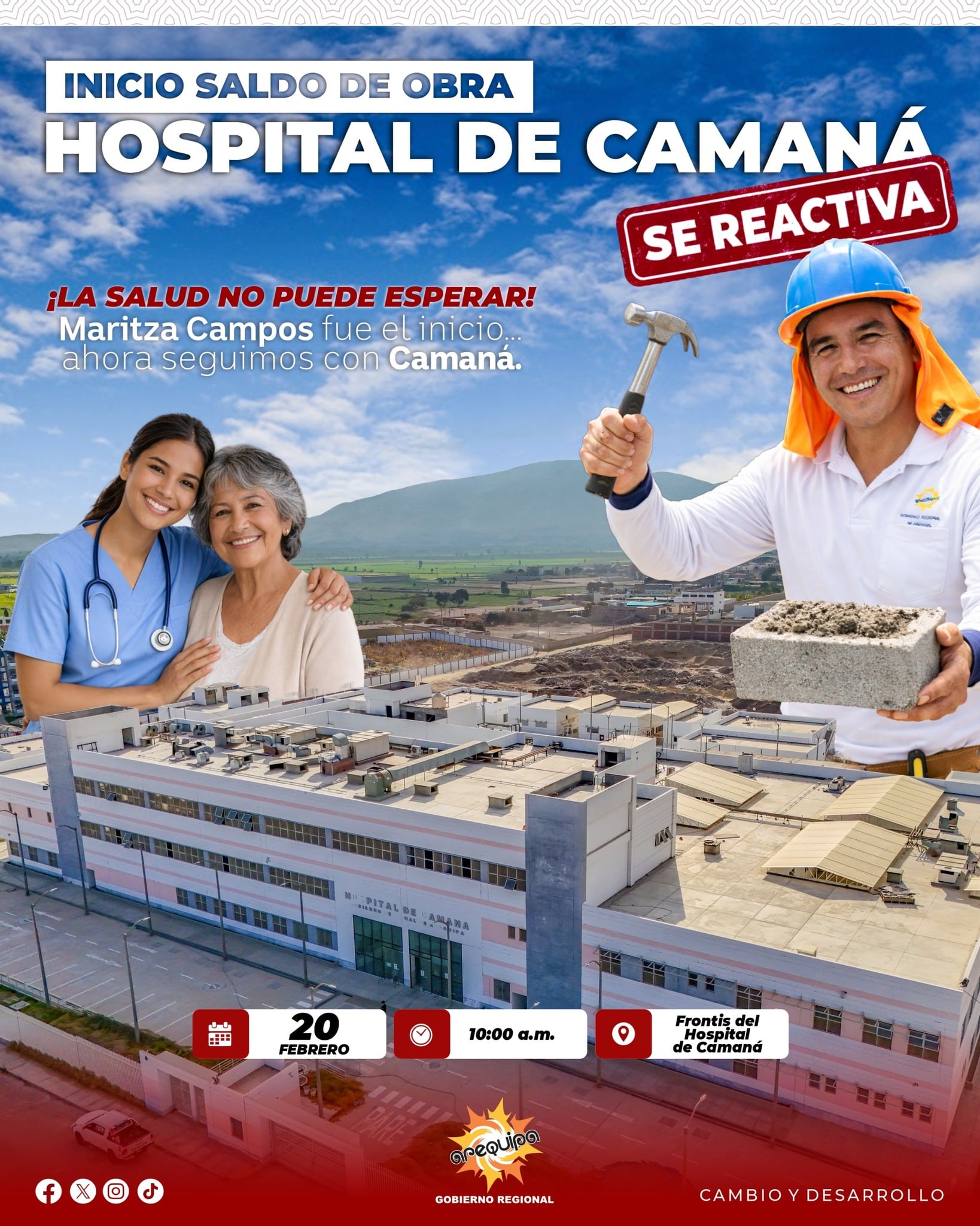 Es el afiche promocional que publicó el Gobierno Regional de Arequipa (Foto: GRA)