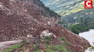 Derrumbe en Izcuchaca bloquea la vía hacia Huancayo, Huancavelica y Ayacucho