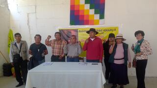 Tacna: Dirigentes exigen al municipio la restitución del busto de Túpac Amaru II