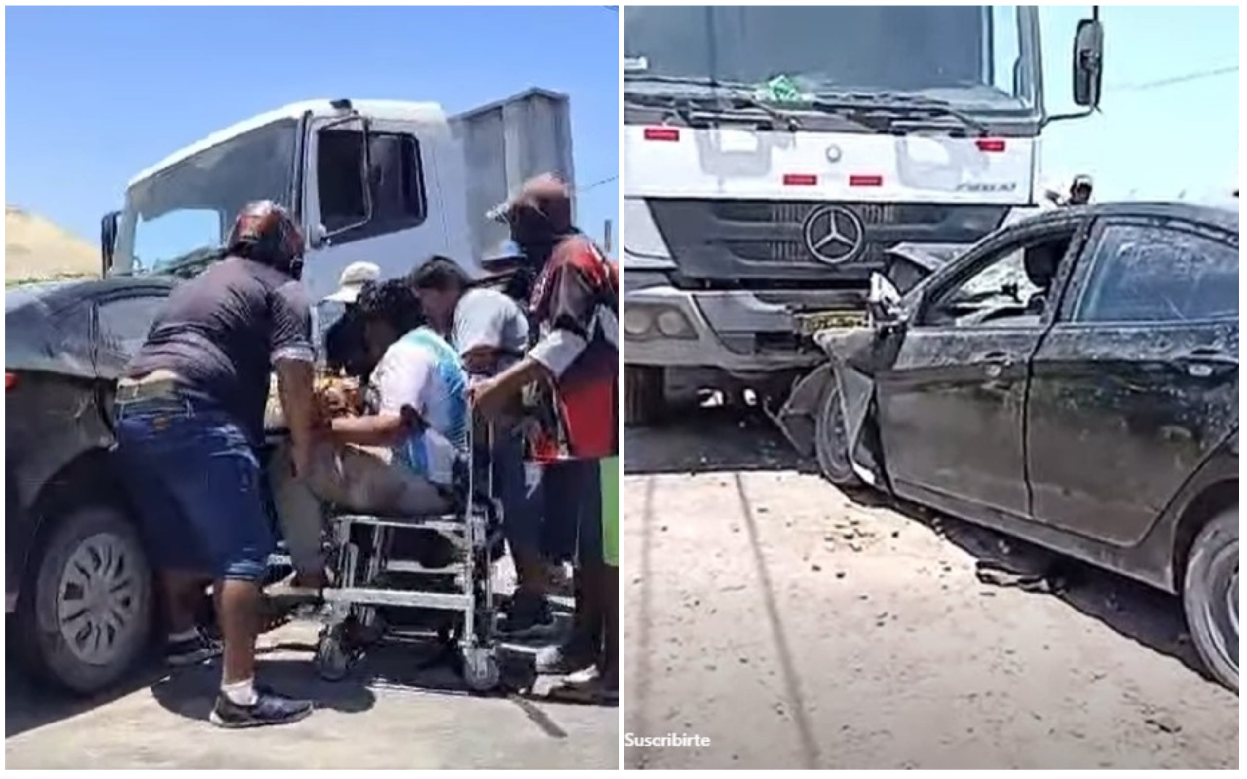 Los heridos fueron trasladados al hospital de Camaná (Foto: Composición)