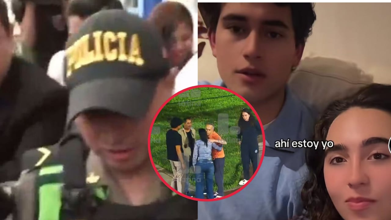 Videos muestran presencia policial en casa de Francesca Montenegro, entonces pareja de Adrián Villar.