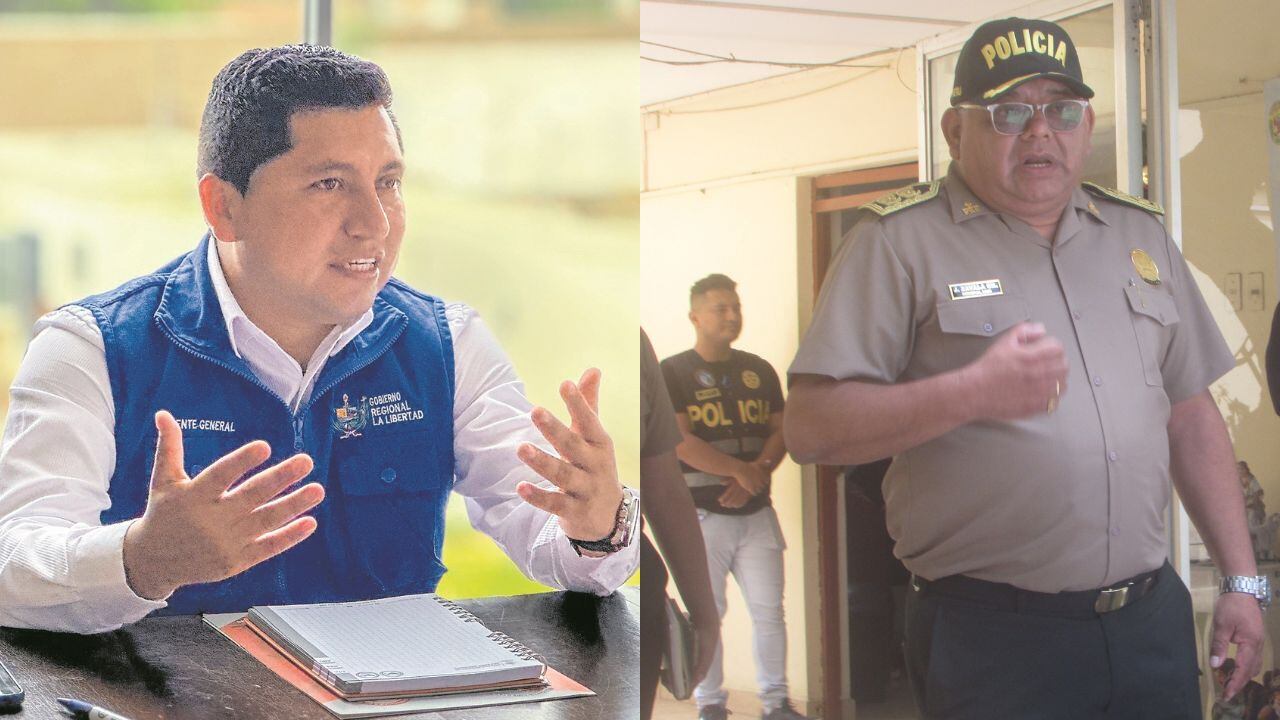 Gerente general del Gobierno Regional de La Libertad dice que si el jefe de la Policía no puede afrontar su tarea, entonces se debe evaluar su cambio y que se vaya a un “lugar tranquilo y sin delincuencia”. Además, cuestiona al servicio de inteligencia, pues no identifican a los cabecillas de las organizaciones criminales.