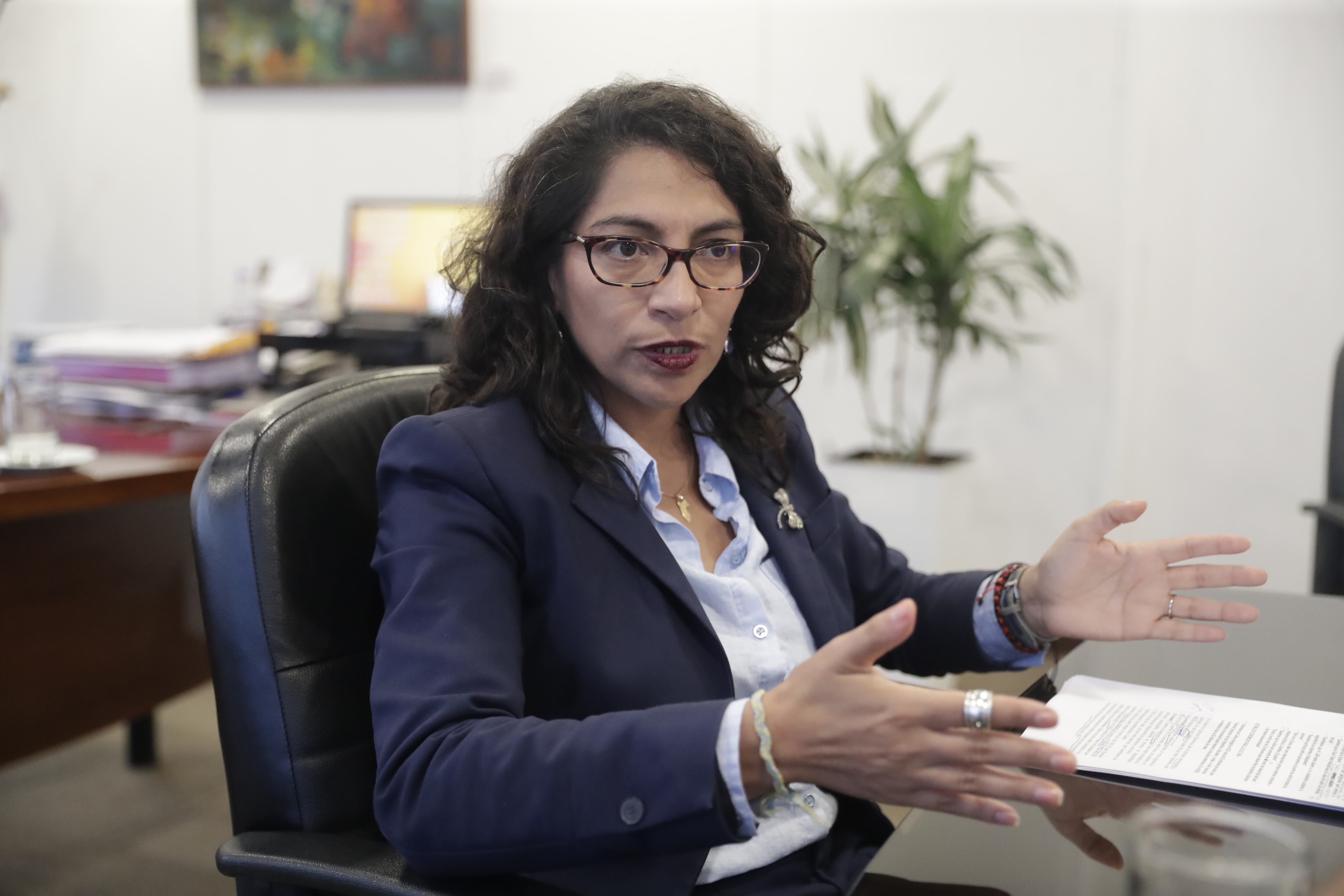 lima 25 de mayo del 2023
entrevista ministra de cultura Leslie Urteaga