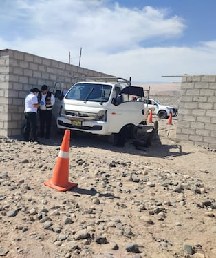 Camioneta fue encontrada abandonada después sin la mercadería. (Foto: Difusión)