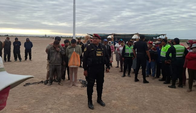 Policía acudió a Lateral 13 de Magollo para rescatar a los presuntos delincuentes
