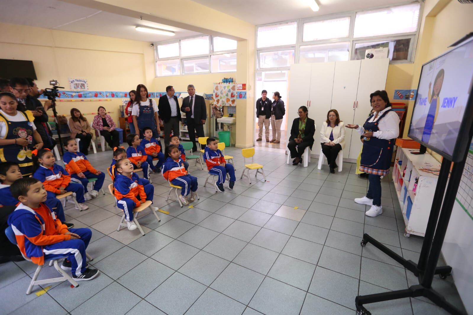 El objetivo es que se familiaricen a temprana edad con el idioma extranjero. (Foto: Minedu)