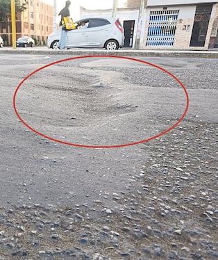 i esto no se corrige, el material empezará a deteriorarse más rápido en avenida José Leonardo Ortiz