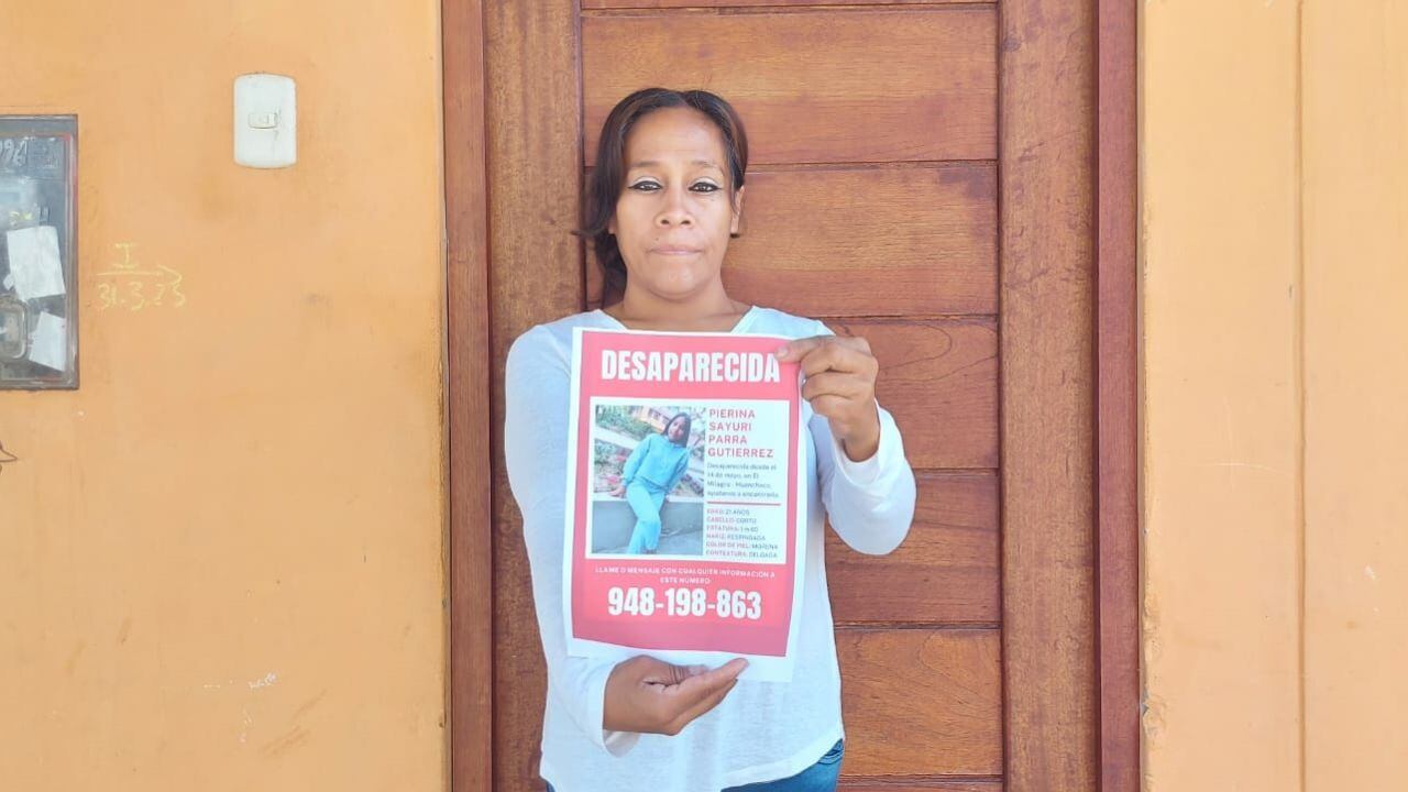 Pierina Parra Gutiérrez, de 21 años, está no habida desde el 14 de mayo del 2024.