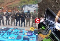 Pataz: PNP y Ejército incautan fusiles, subametralladoras y municiones en operativo