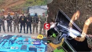 Pataz: PNP y Ejército incautan fusiles, subametralladoras y municiones en operativo