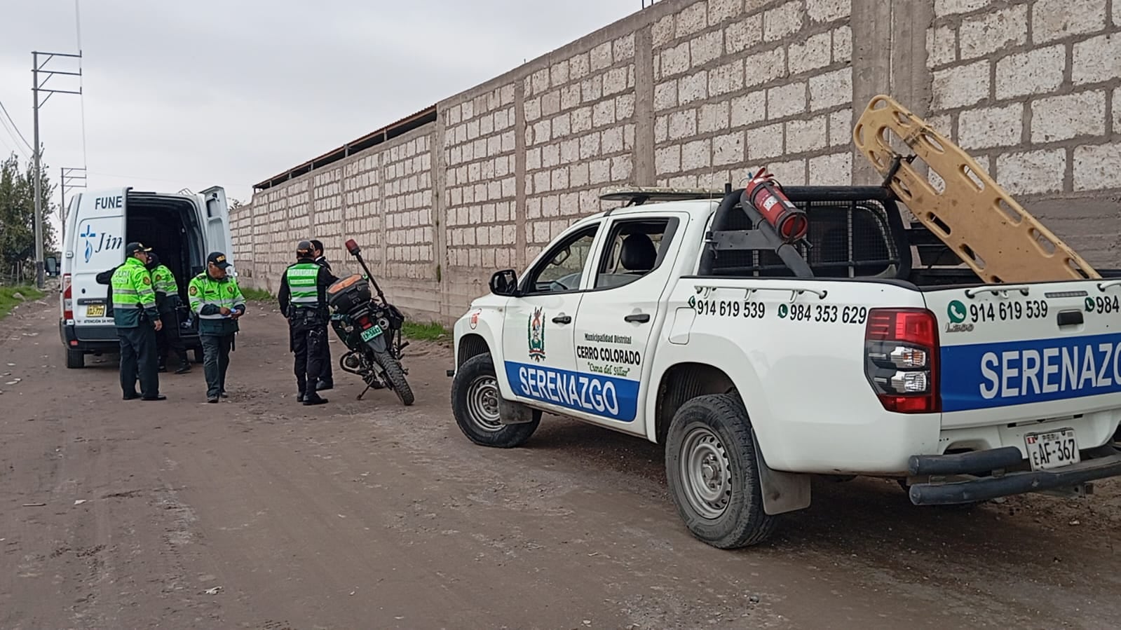 Hallan cuerpo de hombre envuelto en una frazada (Foto: Pedro Torres)