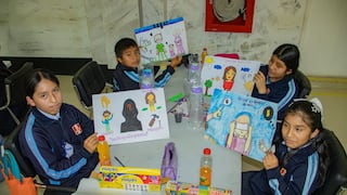 Escolares de Ica promueven prevención contra la trata de personas mediante concurso de dibujo