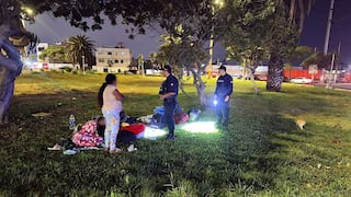 Trujillo: Desalojan a extranjeros que pernoctaban en el óvalo La Marina