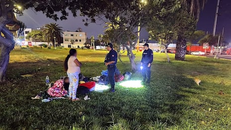 Trujillo: Desalojan a extranjeros que pernoctaban en el óvalo La Marina