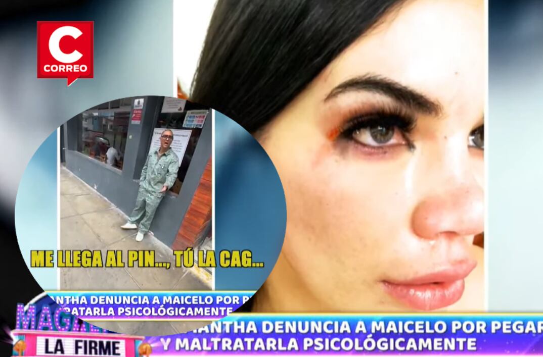 Maicelo gritando a Samantha en la calle.