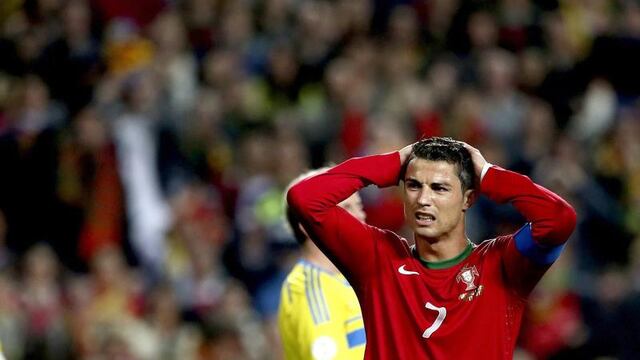 Portugal derrotó 1-0 a Suecia con gol de Cristiano Ronaldo