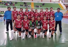 Cayma lidera en vóley infantiles U15 Damas de Arequipa